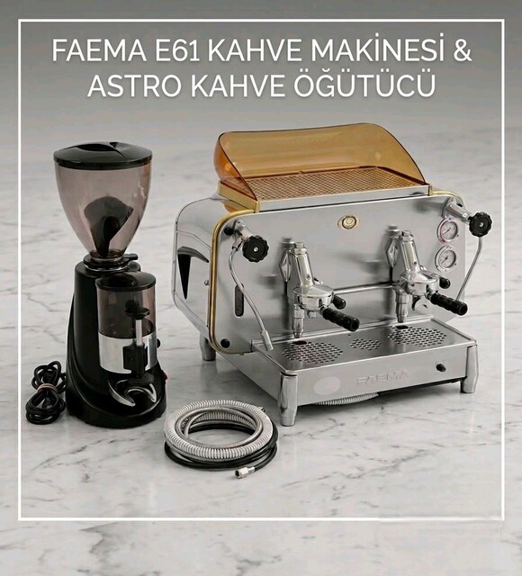 FAEMA E61 KAHVE MAKİNASI VE ASTRO KAHVE ÖĞÜTÜCÜ
