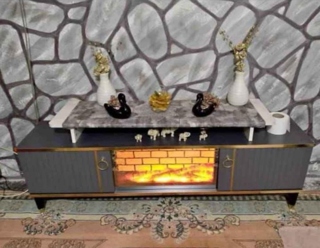 şömineli tv ünitesi - 5