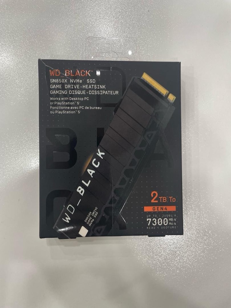 SIFIR KAPALI KUTU WD_Black SN850X NVMe SSD Heatsink 2 TB dahili SSD - 2