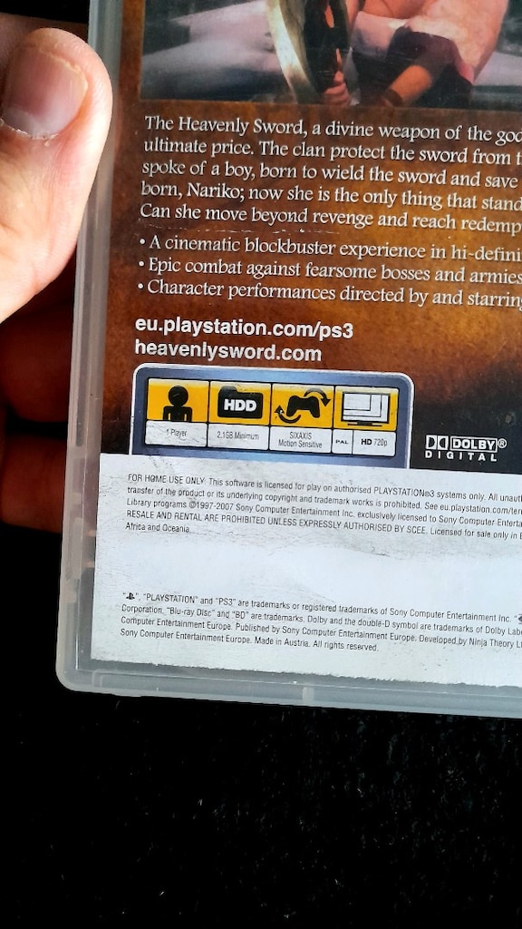 Heavenly Sword PS3 PlayStation oyun - 4