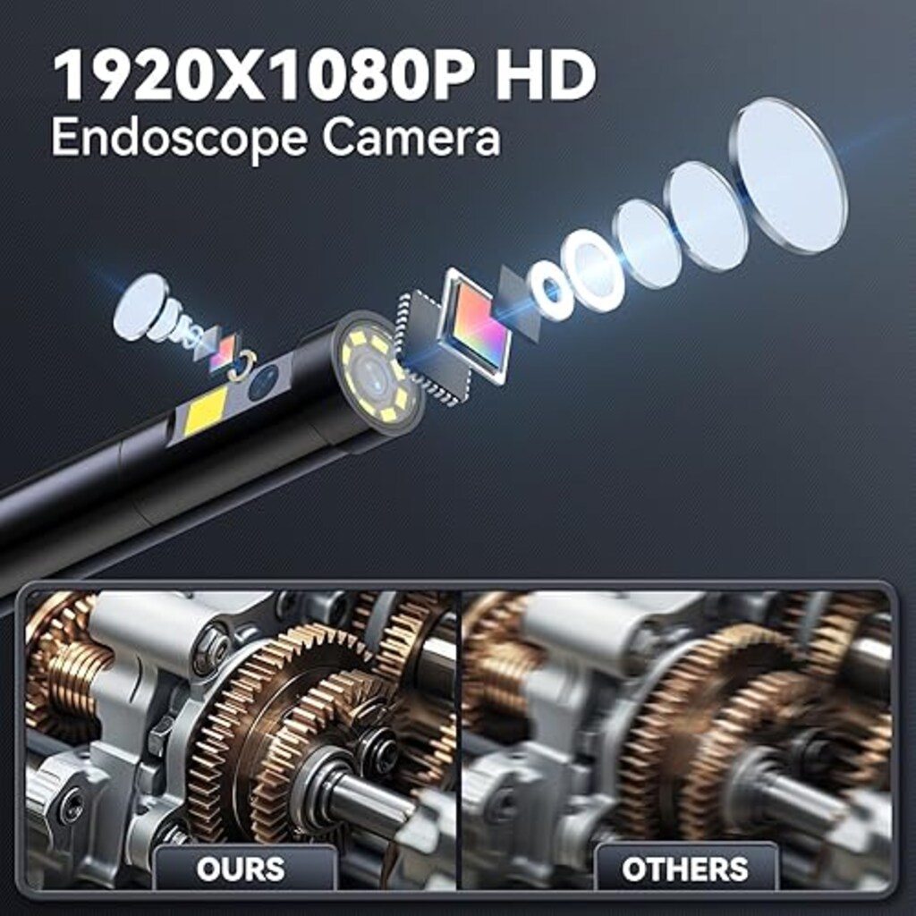 30 metre ÇİFT LENS YILAN KAMERA ENDOSKOP BOROSKOP (KUTUSUNDA SIFIR) - 7