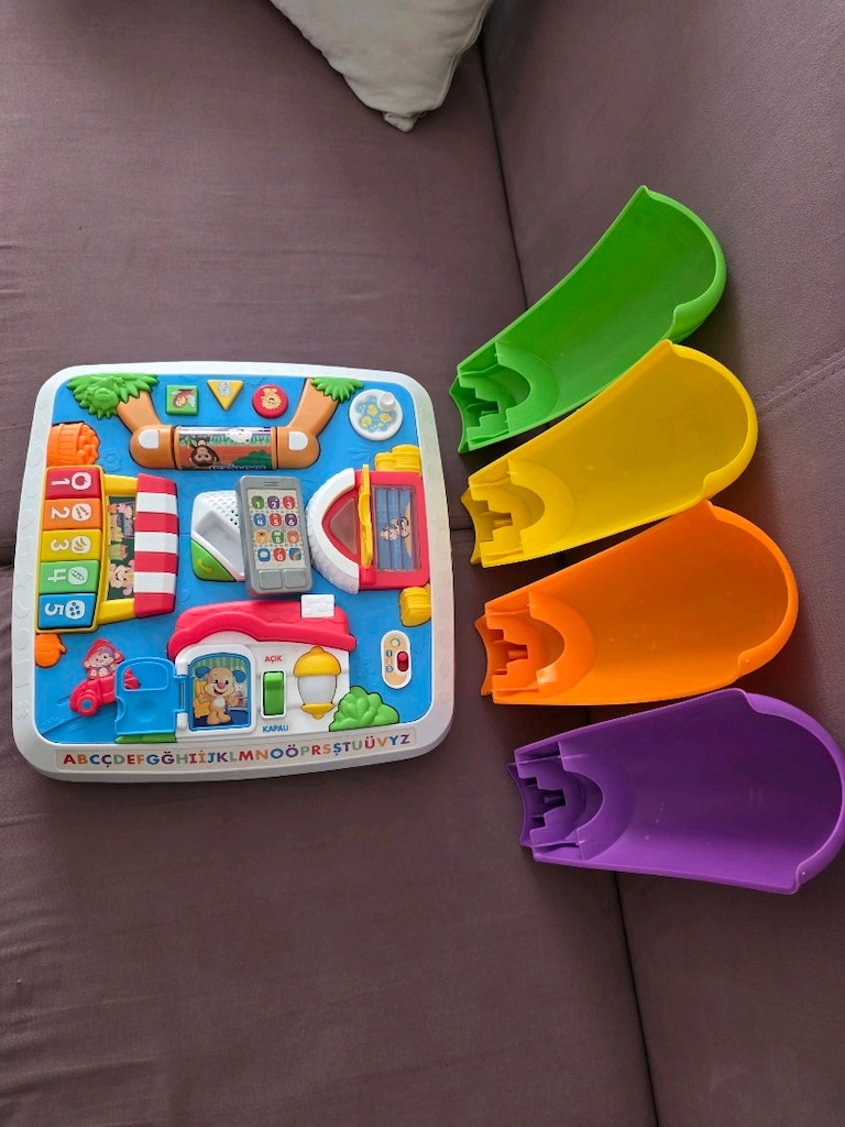 Fisher Price Eğitici Aktivite Masası | Türkçe & İngilizce | Sıfır Ayar