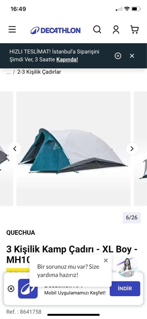 DECATHLON ÇADIRIM SATILIK - 7