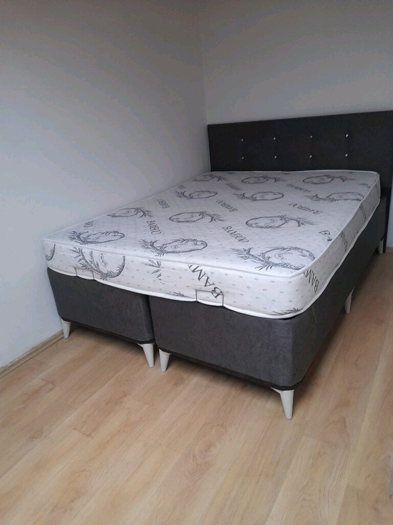 Çift kişilik yatak baza başlık 3lü set - 4