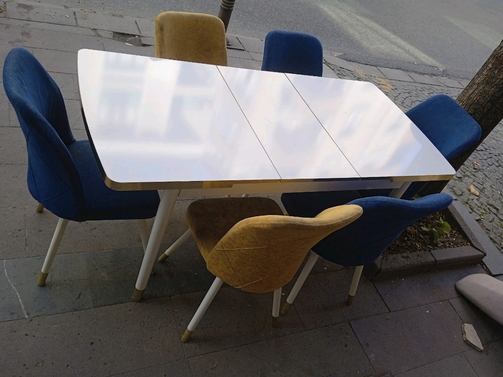 masa sandalye takımı adrese teslim açılan masa - 4