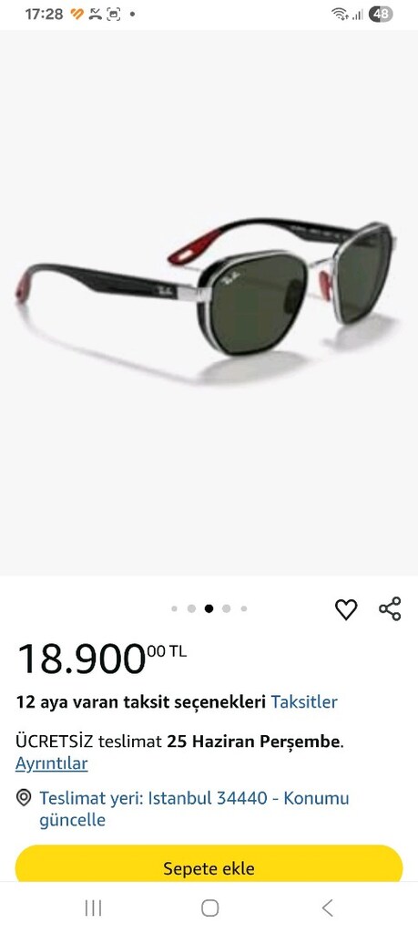 RAY-BAN SCUDERİA FERRARİ 3674 M ÖZEL SERİ - 12
