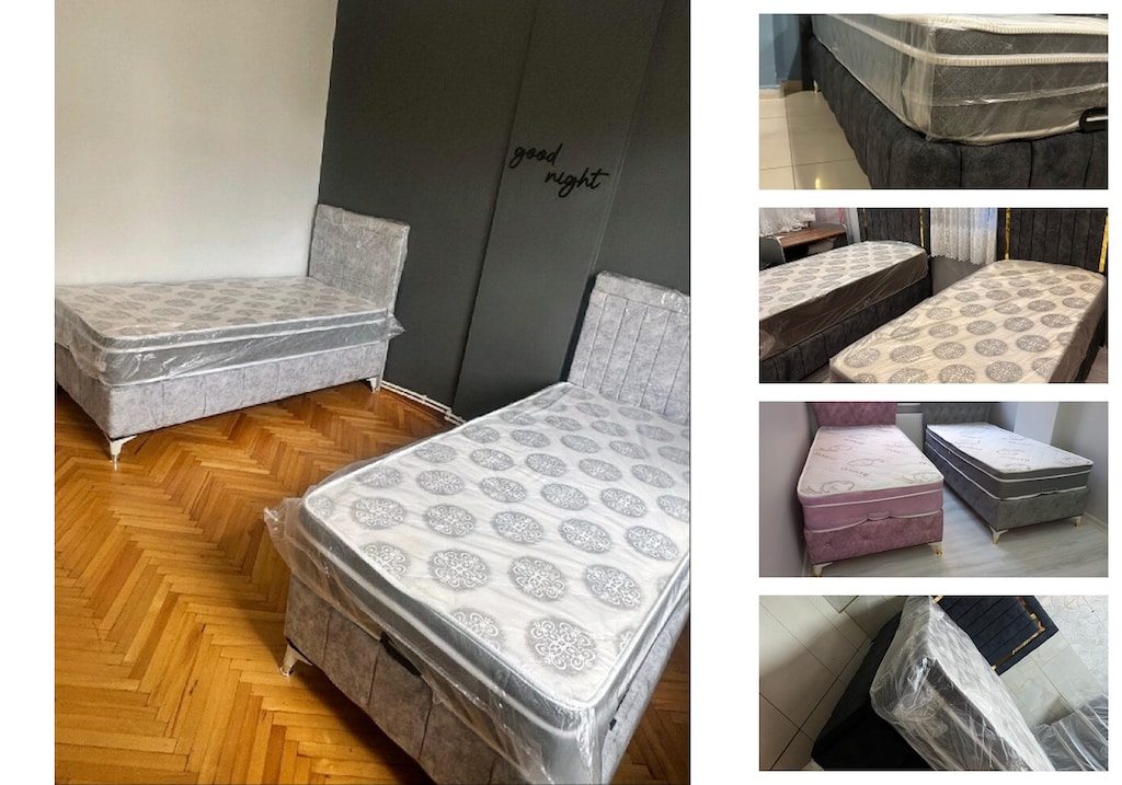 tek kişilik baza başlık yatak mspfkubdln - 3