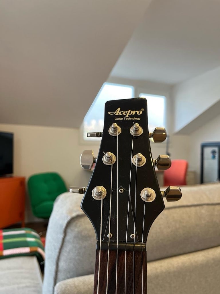 KOREA ACEPRO EMG PICKUP ELEKTRO GİTAR, SET THRU NECK, MAUN GÖVDE - 6