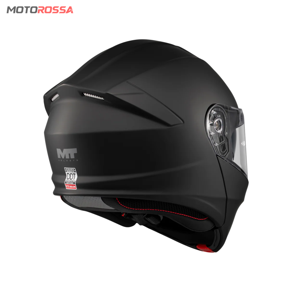 MT Helmets GENESIS SV PURE A1 Mat Siyah Çene Açılır Kask | MOTOROSSA - 5