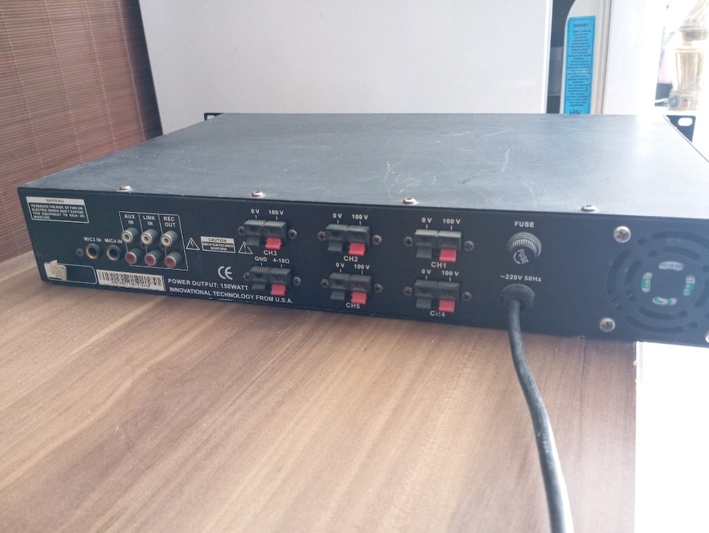 westa wm-250ut mixing amplifier - 3