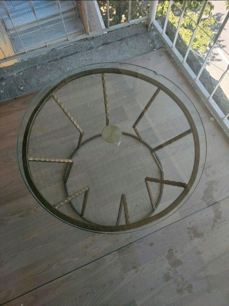Gold ferforje sehpa - 2