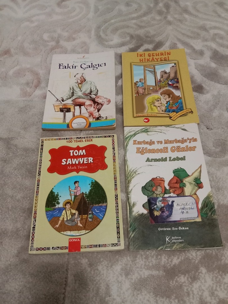 Genç çocuk için 9 roman kitap. - 2