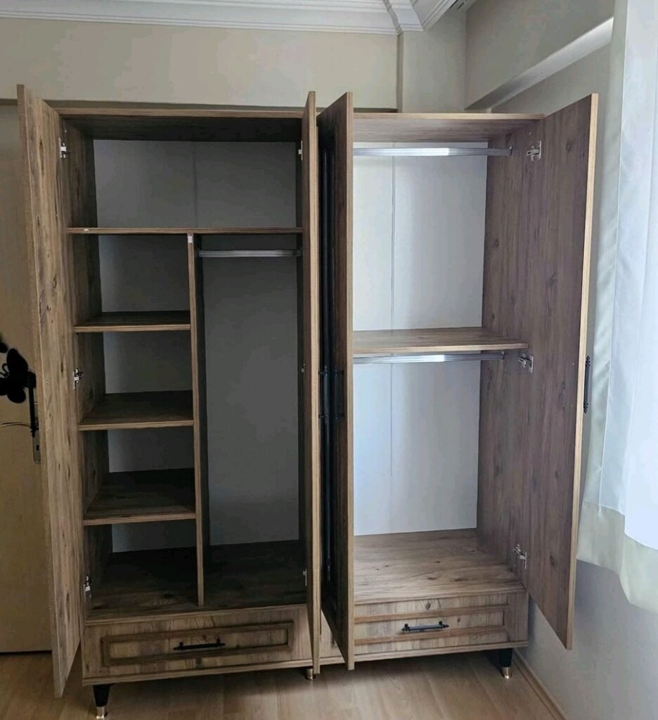 İmalattan 4 Kapılı Aynalı Panjurlu Gardolap - 2