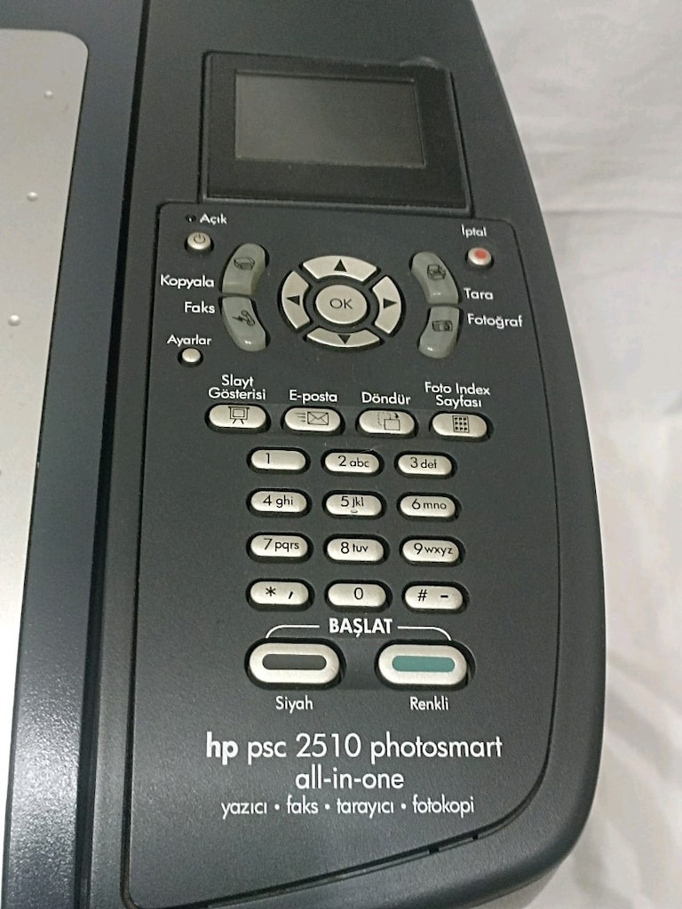 HP psc 2510 photosmart all-in-one yazıcı - 3