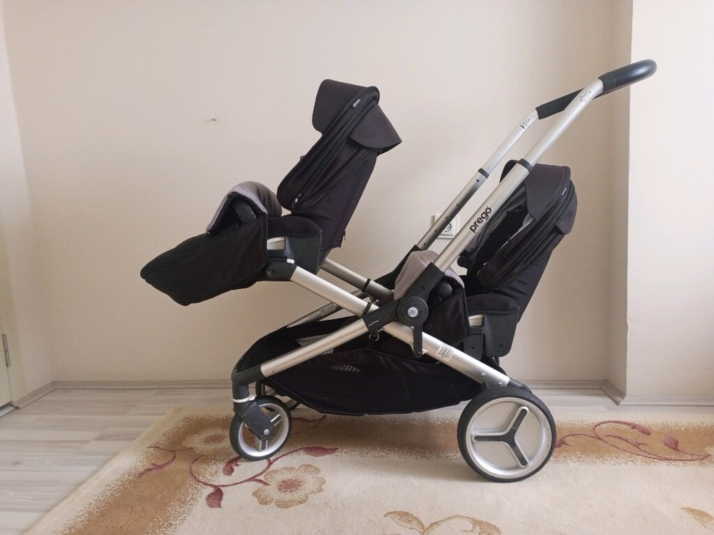 Prego İkiz Bebek Arabası – Çok Temiz Kullanılmış, Sorunsuz ve Kullanış - 4