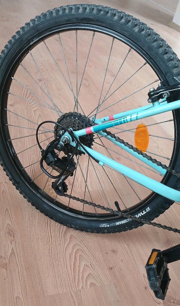 Btwin çocuk bisikleti 24 jant Decathlon YENİ GİBİ Ön Sepetli - 4