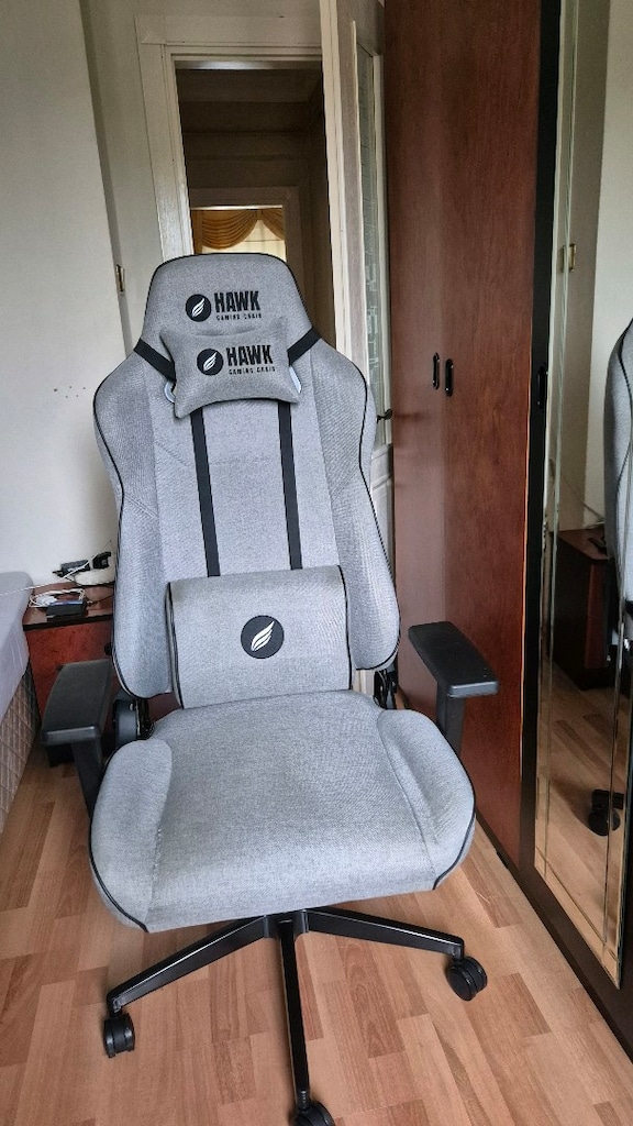 Hawk Gaming Chair FAB V1 Oyuncu Koltuğu Açık Gri - 4