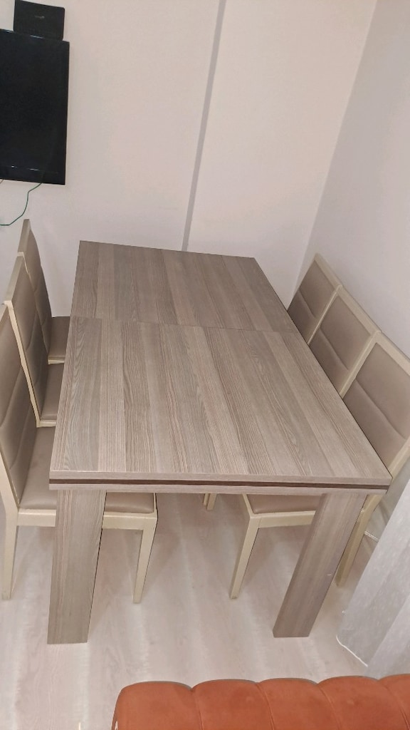 6 kişilikÖZEL YAPIM yemek masası yeni den farksız iPONE takas düsünülr - 8