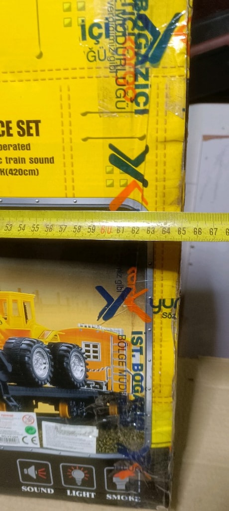 en büyük boy ışıklı sesli tam set 21 parça Tren seti - 11