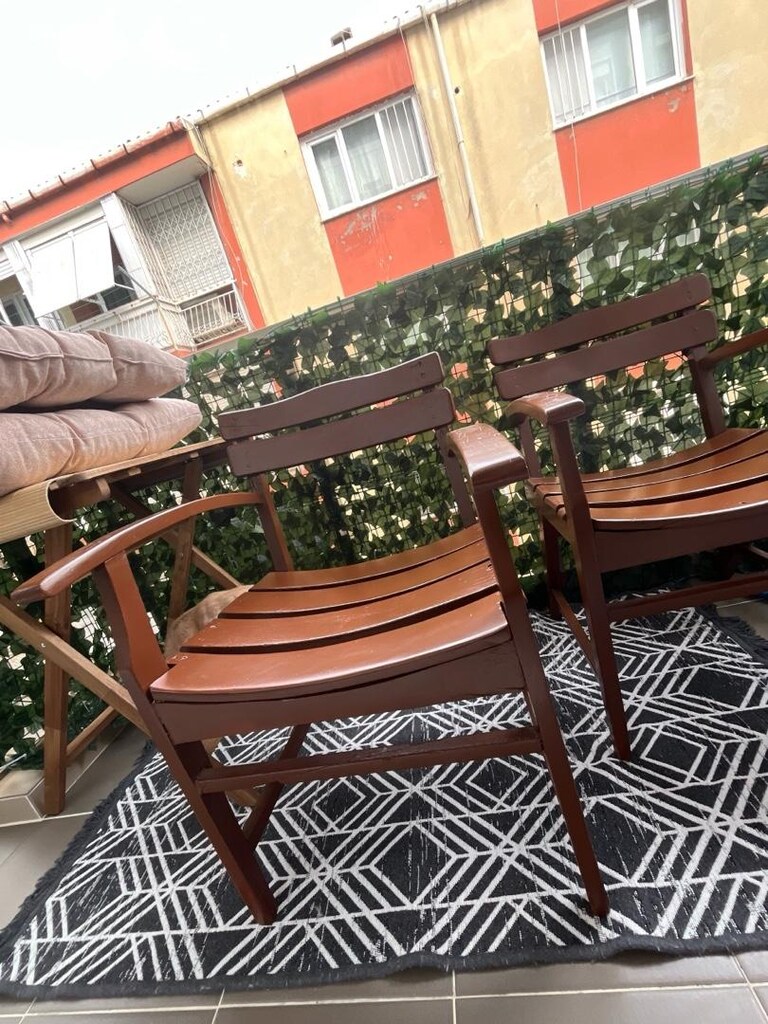 tekli ahşap berjer - 10