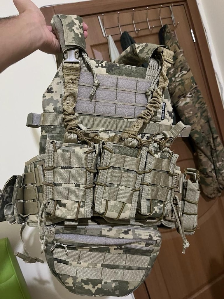 Sırt çantalı Airsoft hücum yeleği