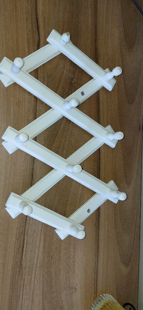 ikea akordiyon ahşap askı - 2