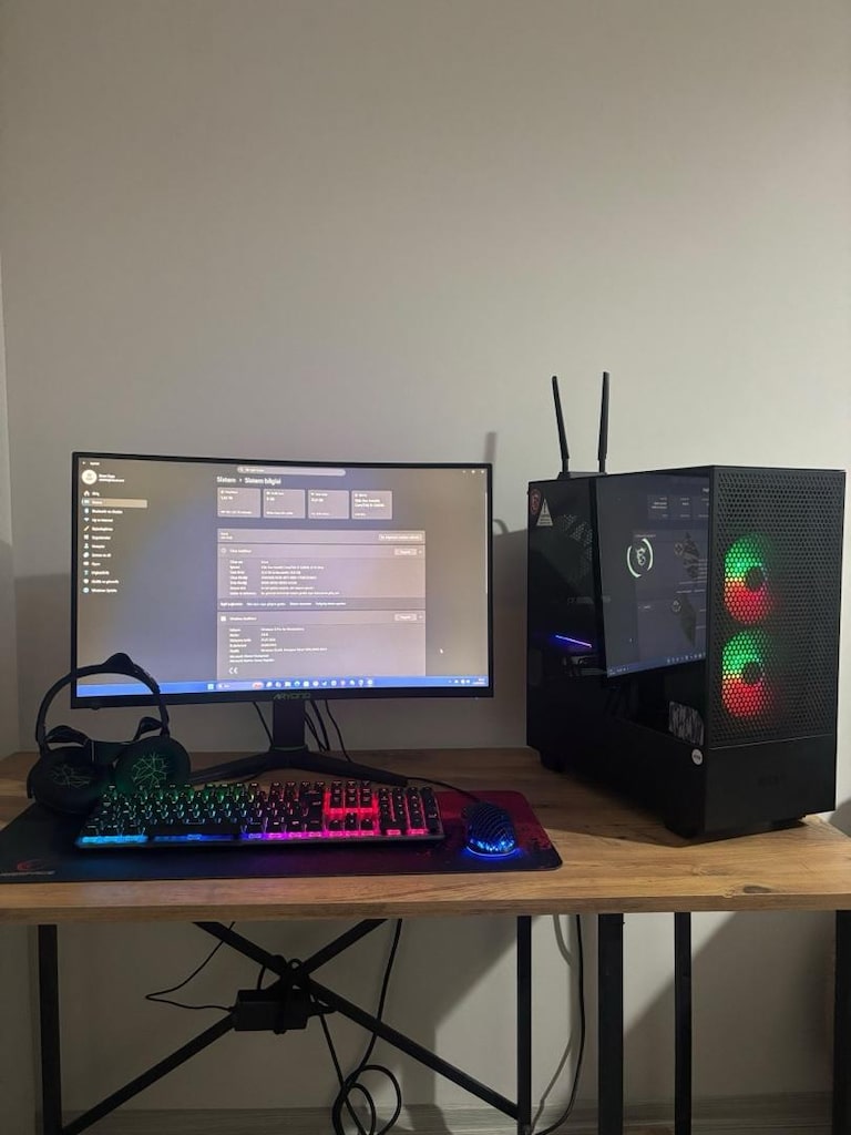 RTX 3070 i5 12600K 32GB RAM 2TB SSD Komple Oyuncu Bilgisayarı + 240Hz - 4