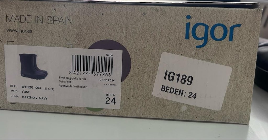 igor yağmur çizmesi 24 numara - 4