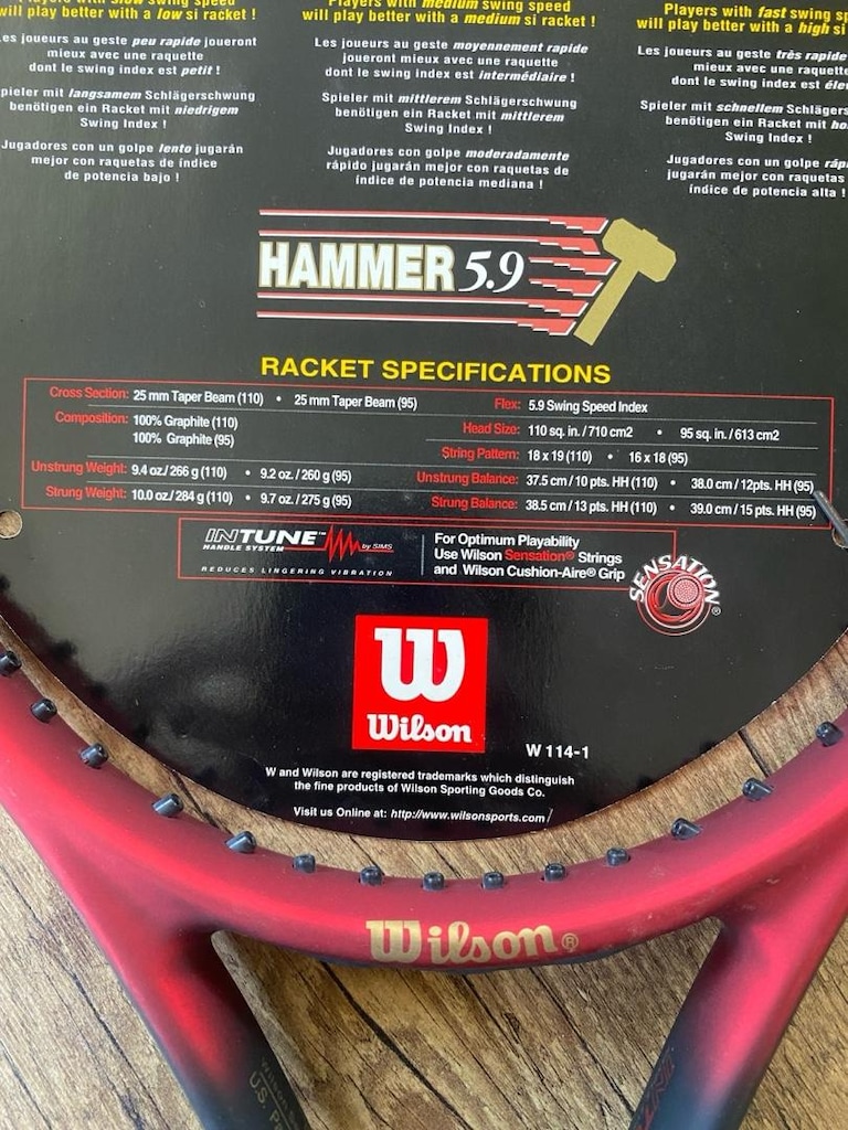 Wilson Hammer 5.9 95sq Tenis Raketi - 11