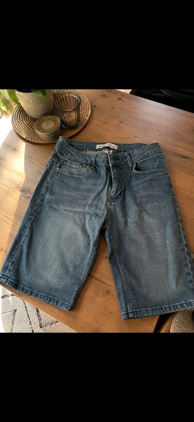 Denim Bermuda Şort