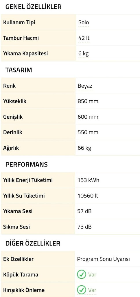 PROFİLO CM1002LTR SMART 6 Çamaşır Makinesi - 5
