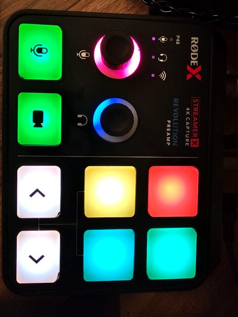 Rode sreamer x 4 k capture cart ve çift pc ses mixeri