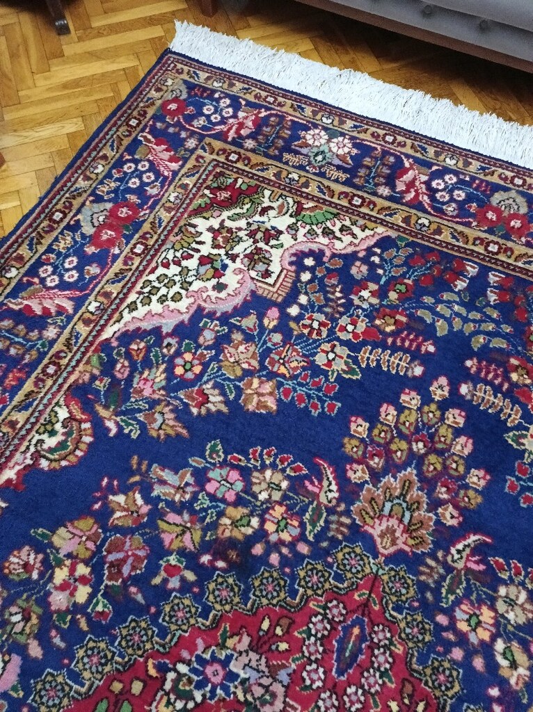 El dokuma iran halısı 6.35 m2 - 7