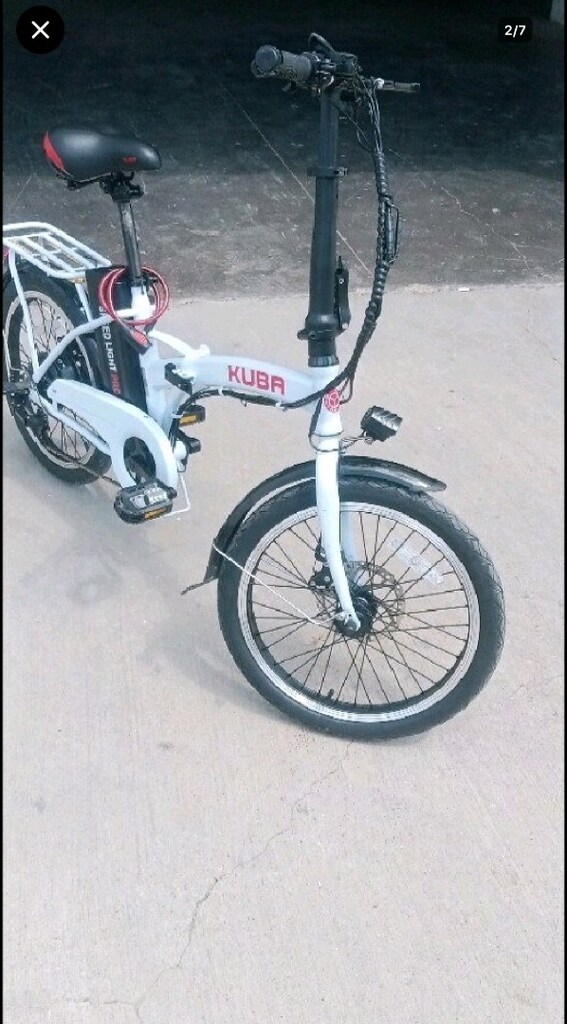 Kuba elektrik ki katlanır bisiklet - 3