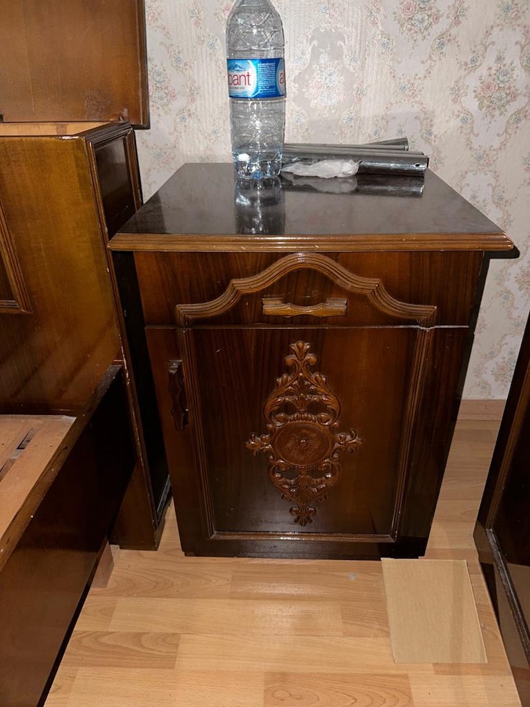 5 parça Antika El işçiliği yatak odası takımı - 4