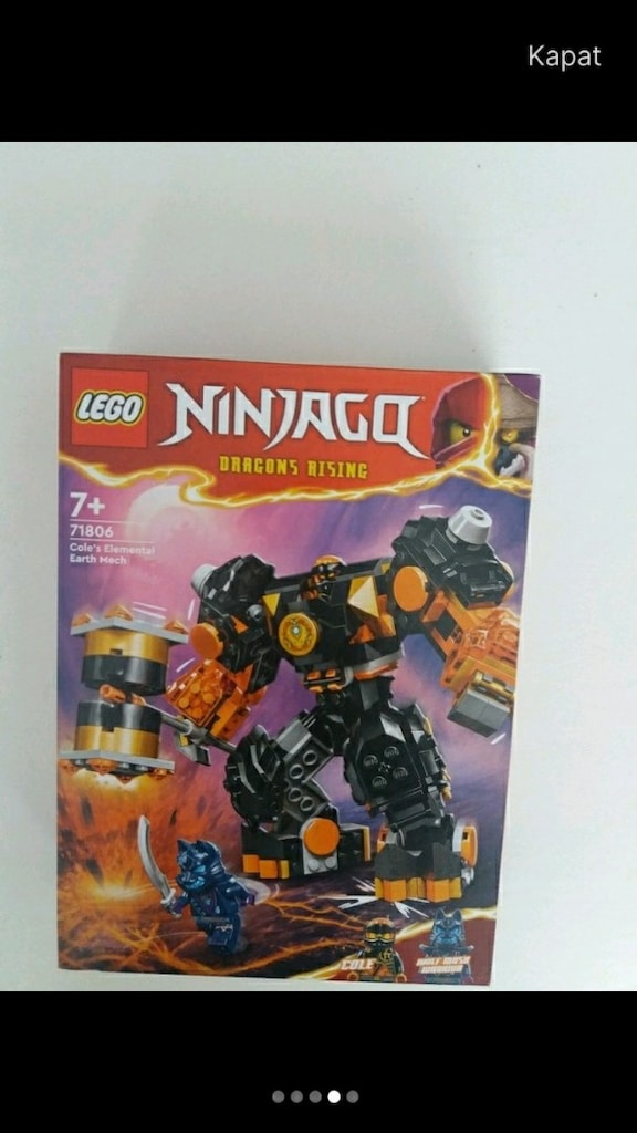 LEGO NİNJAGO dragons rising savaş robotu seti - 3