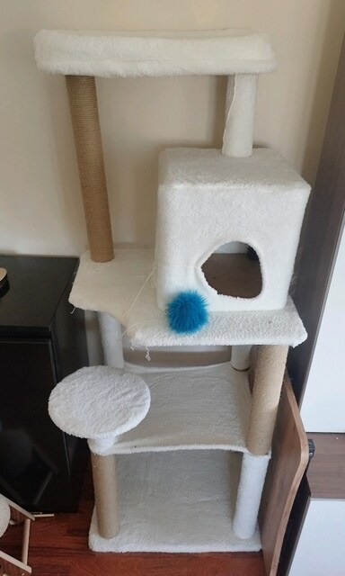 Kedi evi ve tırmanma adası - yıkanabilir