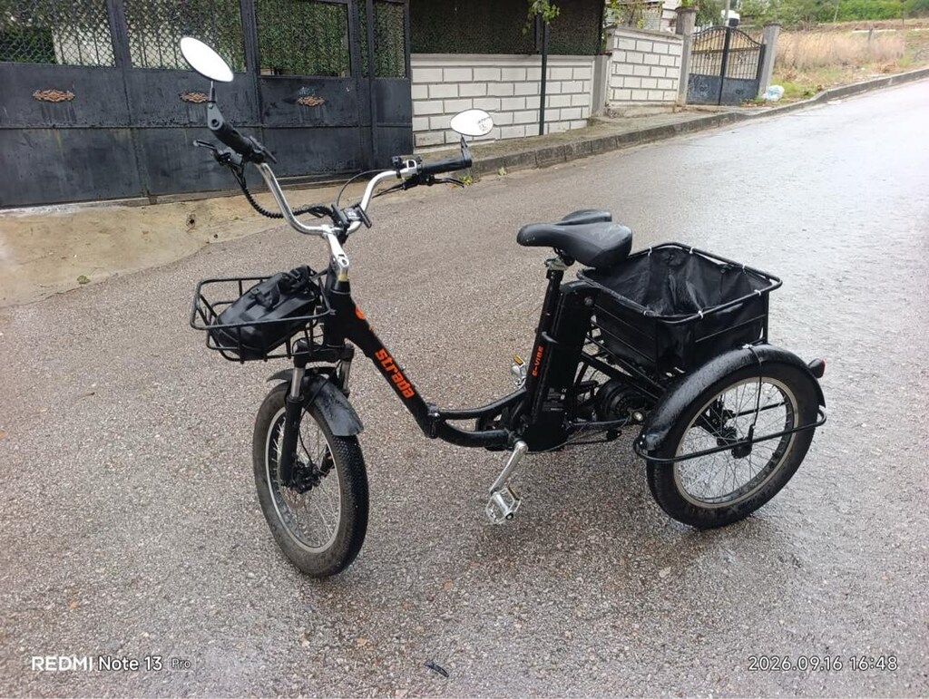 strade e-vıbe 3 tekerlekli elektrikli bisiklet - 2