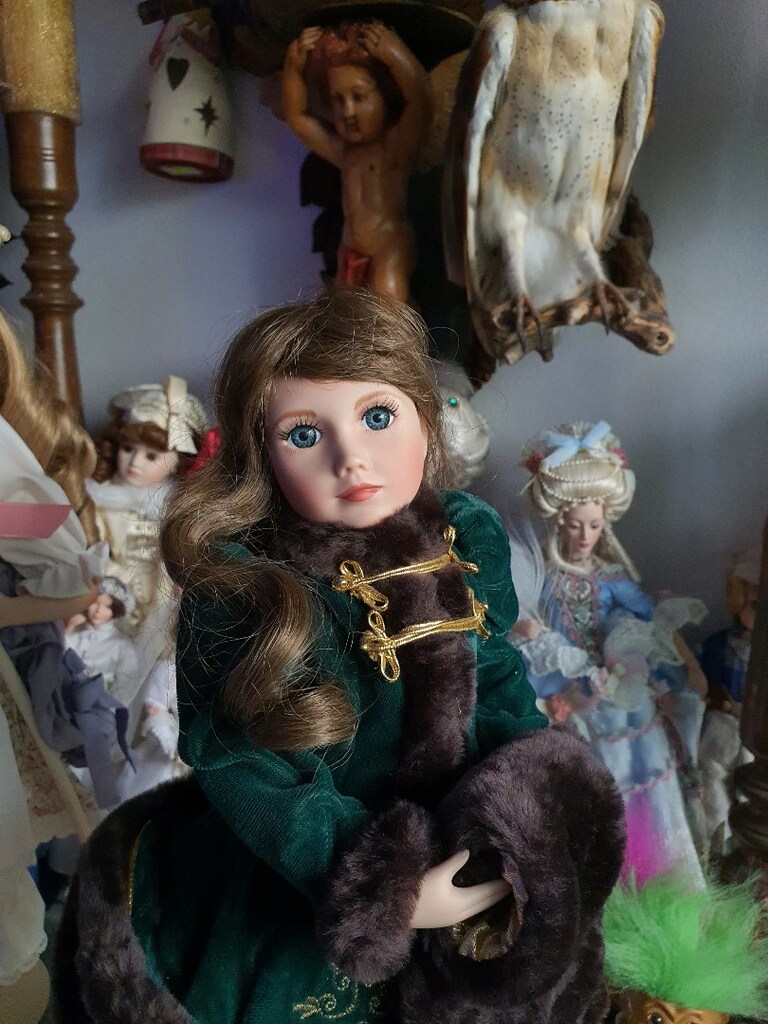 porselen bebek vintage damgalı sertifikalı koleksiyonluk - 9