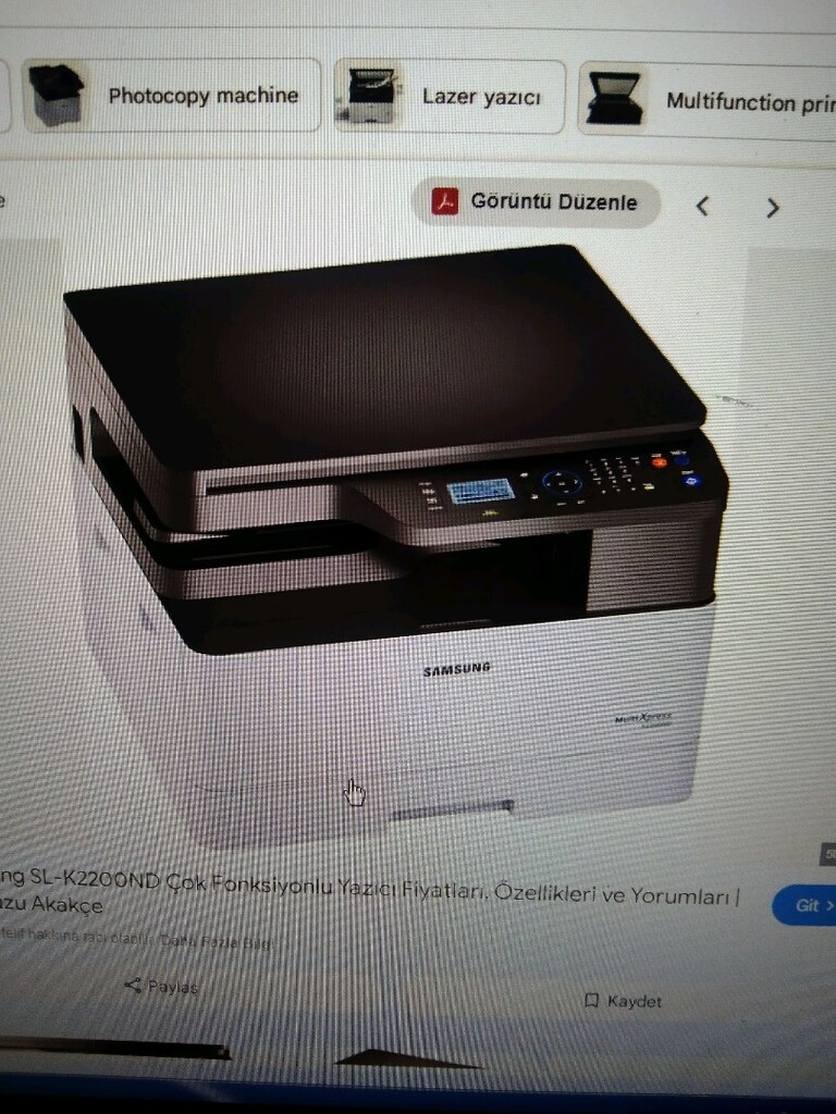 Samsung k2200 sıfır yazici - 2