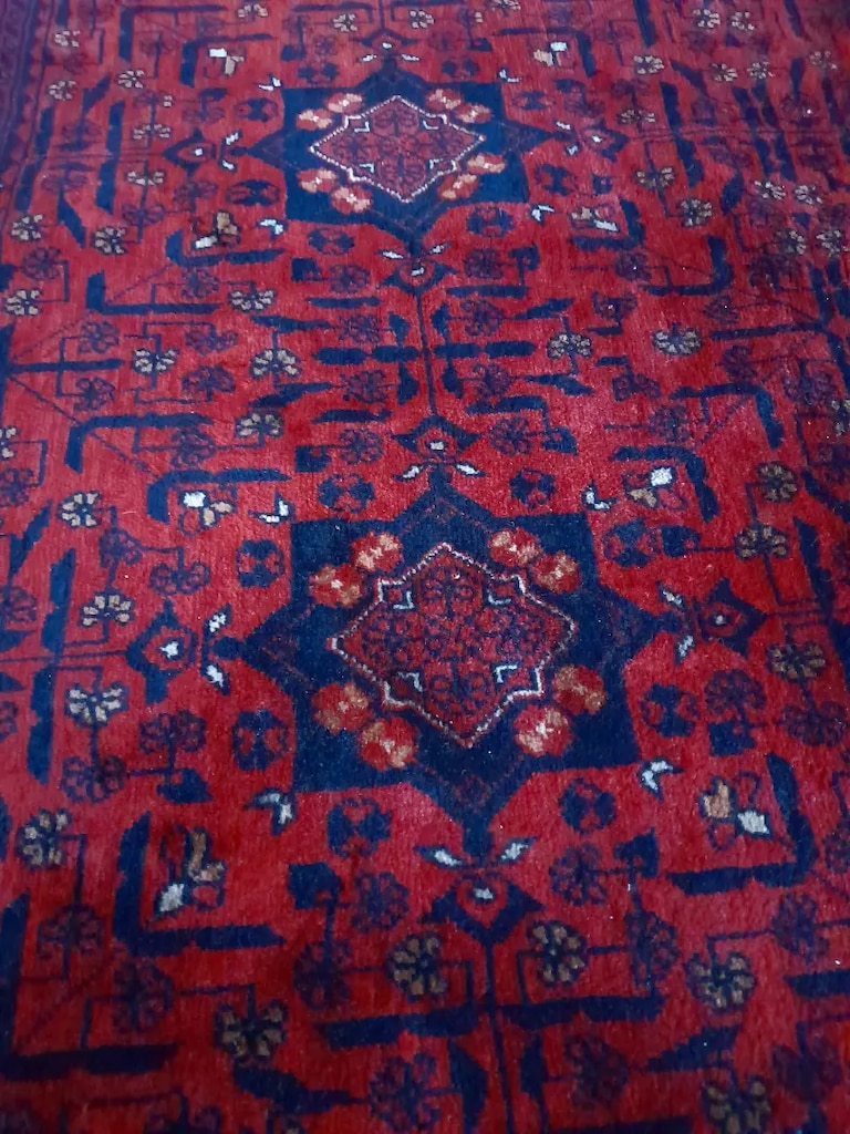 El dokuma İran halı - 6