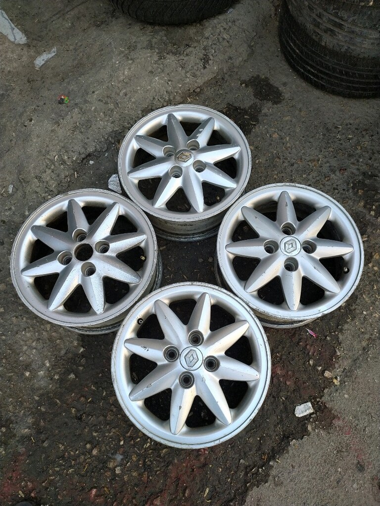 14 orjinal reno jantı Kango Clio sembol uyumlu - 2