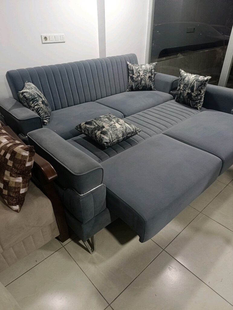 2 üçlü 2 berjer koltuk takımı yatak oluyor sandıklı - 2