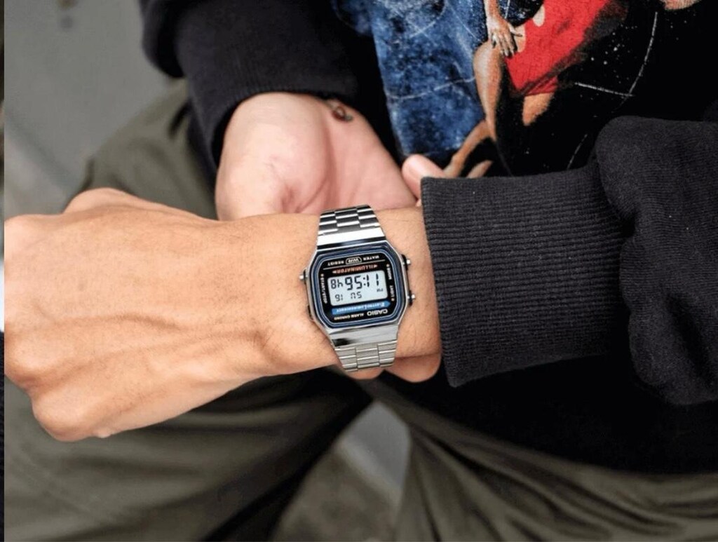 Casio RETRO A168WA-1WDF Kol Saati - 4