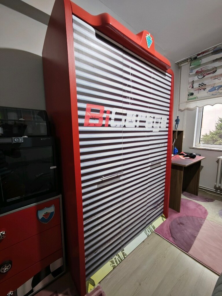 çilek marka gardrop 3 kapaklı - 2