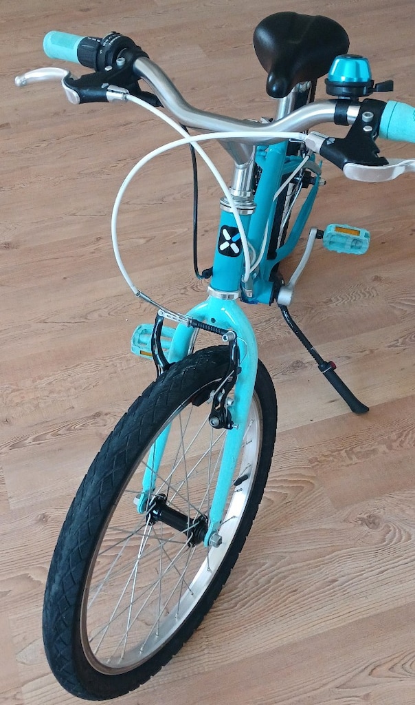 Btwin çocuk bisikleti 20 jant Decathlon YENİ GİBİ Ön Sepetli - 9