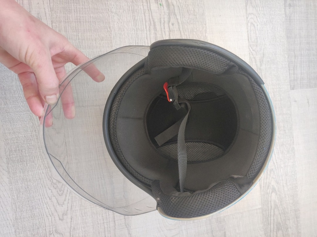 motosiklet çocuk yarım kask - 7