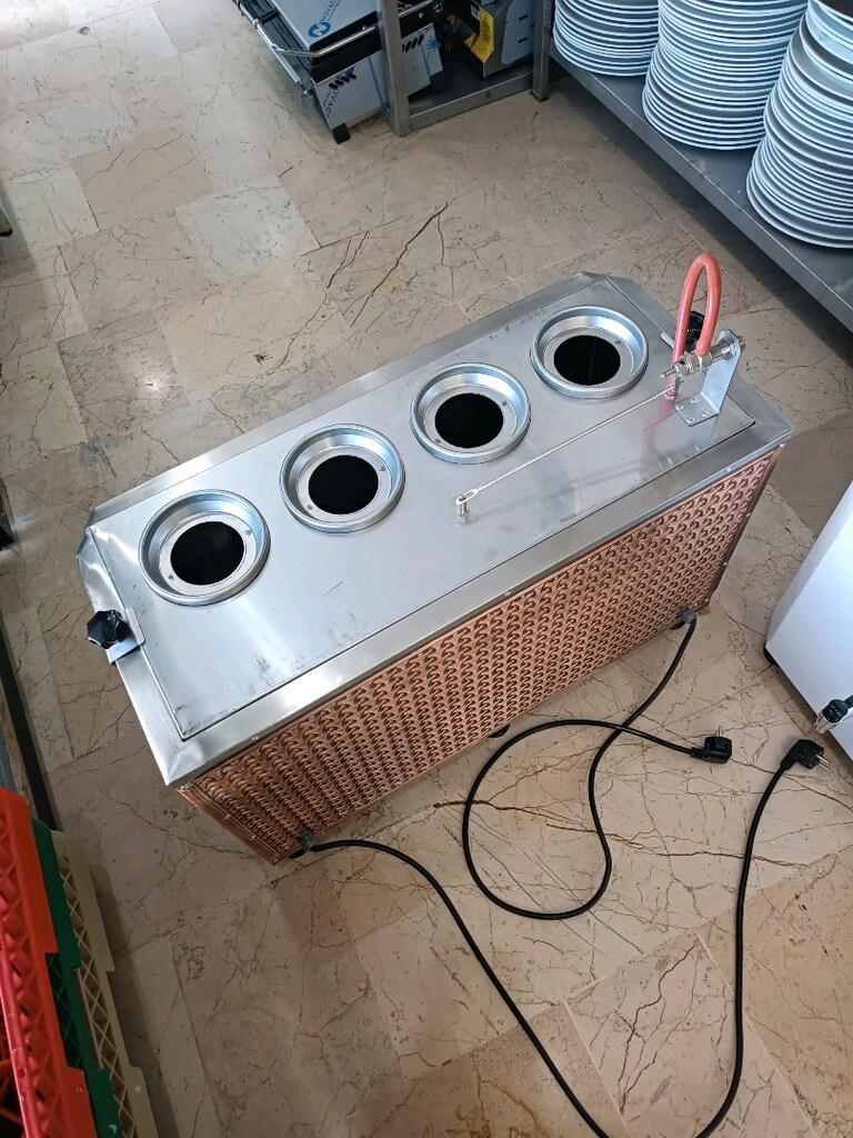 Bakır Çay Kazanı Dörtlü Çay Makinesi Elektrikli Çaycı FATURALI - 5