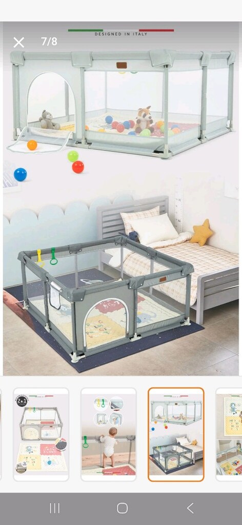 bebek oyun parkı 1.25 e 1.25 ebat. temiz sorunsuz kaliteli. - 9