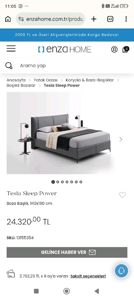 Enza yatak ve komodin - 4